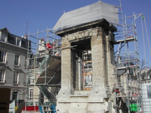   La fontaine des Boucheries son dmnagement et son nouvel emplacement