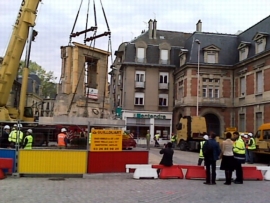  La fontaine des Boucheries son dmnagement et son nouvel emplacement