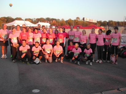 octobre rose  ratj Reims equipe du chu Reims 