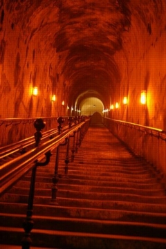 Le grand escalier de 116 marches