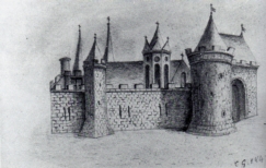Eglise St Remi par Hincmar en 852, d'après Povillon-Pierrard Eglise St Remi par Hincmar en 852, d'après Povillon-Pierrard
