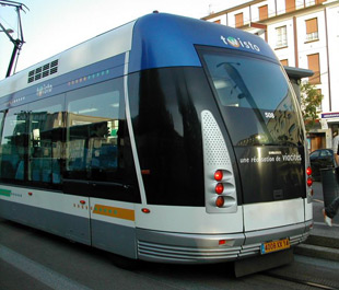 le tramway de Caen, mode de transport propre